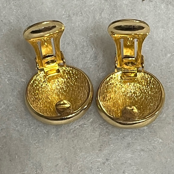 Christian Dior Vintage Crystal Clip On Earrings - Picture 7 of 9